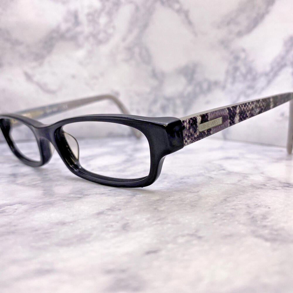 Nine West Eyeglasses Authentic Frames NW5133 001 53 [] 17 135 MM Black Grey